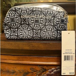 Adrienne Vittadini cosmetic bag.RalphLauren Romance rollerball fragrance.Mascara